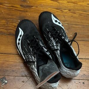 Saucony Men's Black and White Athletic Shoes